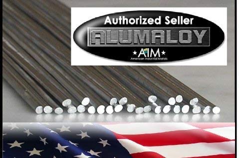Alumaloy 20 Rods - USA Made, As Seen on TV, 1/8' x 18' Simple Welding Rods, Aluminum Brazing/Welding Rods, Aluminum Repair…