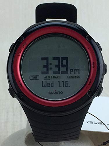 Suunto Men's Digital Core Lava Multi-Function Black Silicone
