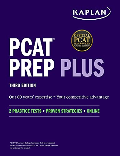 PCAT Prep Plus: 2 Practice Tests + Proven Strategies + Online (Kaplan Test Prep)