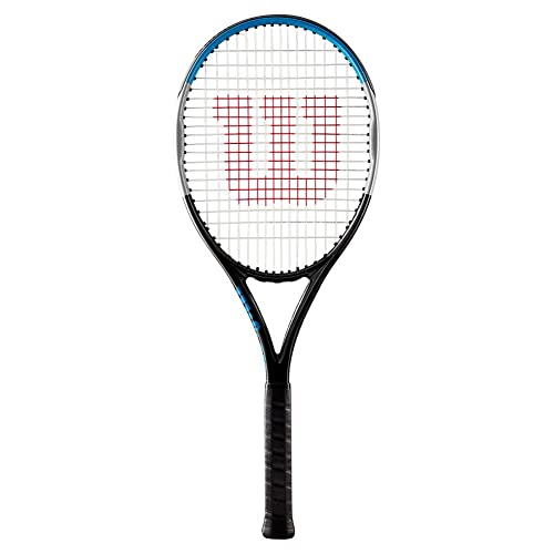 WILSON Ultra Team V3 Strung Tennis Racquet - Economical Carbon Fiber Intermediate Racquet (4-3/8)