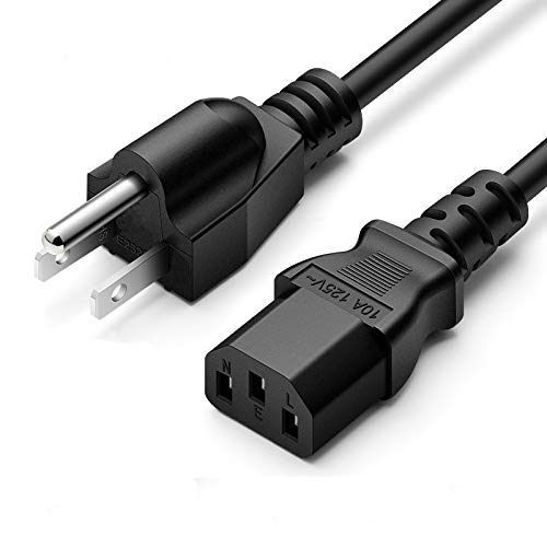 3 Prong AC Power Cord Cable Fit for ION iPA76C iPA76A iPA76S IPA23, ION Block Rocker, ION Pathfinder, Job Rocker, Block Party Live, Explorer Portable Speaker System Replacement - (ETL Listed Cable)