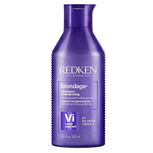 Redken Purple Shampoo with Violet Pigment, Blonde Hair Toner, Color Depositing Formula, 10.1 fl.oz.