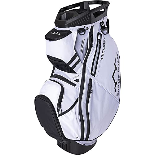 Sun Mountain 2024 C-130 Golf Cart Bag White/Black