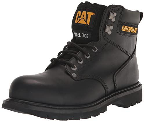 Cat Footwear Men's Second Shift Steel Toe Construction Boot, Black, 9.5