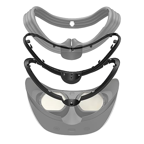 DEVASO Silicone Face Cover Quick Release Unit for Playstation VR2, Lightweight PSVR 2 Accessories, Compatible with PSVR2 Headset Silicone Face Cover