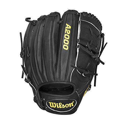Wilson 2021 Clayton Kershaw A2000 CK22 GM 11.75' Baseball Pitcher's Glove - Black/Yellow, Left Hand Throw