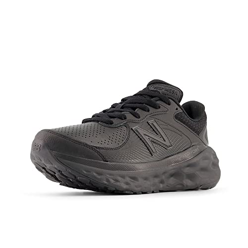 New Balance Women's Fresh Foam X 840F V1 Walking Shoe, Black/Black/Blacktop, 9