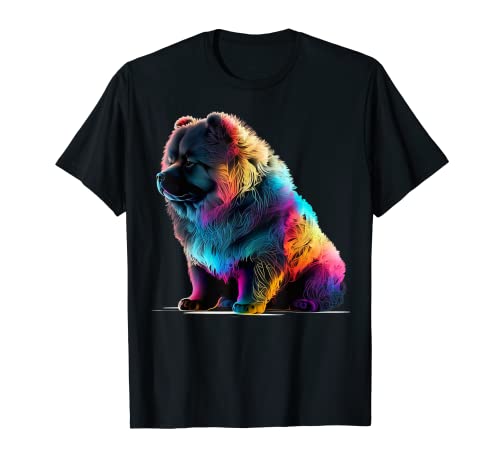 Cute Chow Chow Dog on Chow Chow Lover T-Shirt