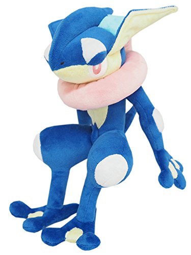 Sanei Pokemon All Star Collection PP50 Greninja 9'' Stuffed Plush, Blue