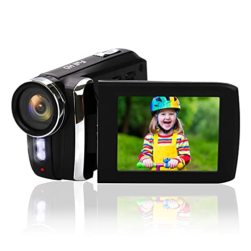 Video Camera Camcorder 1080P 24MP Video Recorder Camera Support 2.7K Vlogging Camera for YouTube TikTok Digital Camera Recorder Kids Camcorder with 2.8' LCD Screen,8X Digital Zoom for Teens Beginners