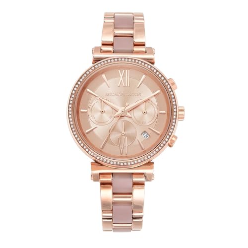 Michael Kors Women's Sofie Display Analog Quartz Rose Gold Watch (Model: MK6560)