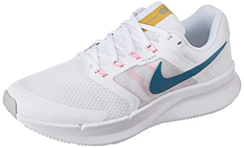 Nike Womens Run Swift 3 Shoe, White/Aqua (Run Swift 3) Dr2698-100, 8.5