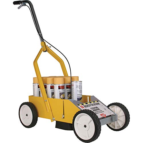 Rust-Oleum 2395000 High-Performance Striping Line Marking Machine, 9' x 27.5', Yellow