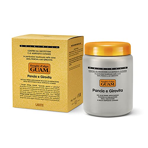 Guam Tummy & Waist, Stomach Wrap for Cellulite Reduction, Tighten Loose Belly Skin | Anti-Cellulite Lipo Wraps for Stomach, Seaweed + Caffeine | Cellulite Remover Tummy Wrap for Flat Tummy (2.2LB)