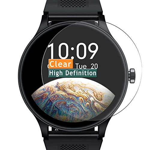 Vaxson 3-Pack Screen Protector, compatible with KUNGIX NY20 1.3' Smart Watch smartwatch TPU Film Protectors Sticker [ Not Tempered Glass ]