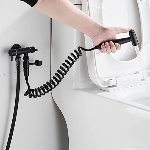 Sentmoon Handheld Bidet Sprayer for Toilet, Bidet Attachment 5 Ft. Hose Handheld Bidet Sprayer Kit – Toilet Bidet Sprayer for Intimates Care– Bathroom Accessories, Easy Install