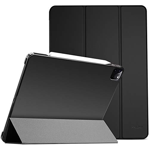 ProCase Smart Case for iPad Pro 12.9 2022/2021/2020/2018, Slim Stand Hard Back Shell Smart Cover for iPad Pro 12.9 6th Generation 2022 / 5th Gen 2021 / 4th Gen 2020 / 3rd Gen 2018 -Black