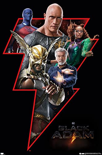 Trends International DC Comics Movie Black Adam - Group Wall Poster, 22.375' x 34', Premium Unframed Version