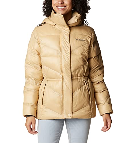 Columbia Women's Peak To Park II Insulated Hooded Jacket, Beach Gunmetal, Large