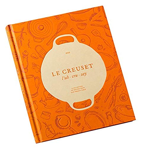 Le Creuset Cookbook, Orange, 8.75' x 11'