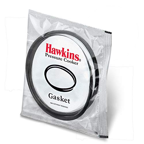 Hawkins Gasket for 3.5 to 8-Liter Pressure Cooker Sealing Ring, Medium, Black