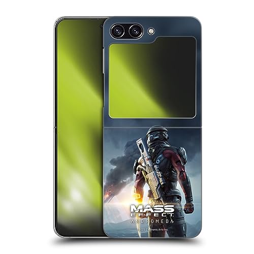Head Case Designs Officially Licensed EA Bioware Mass Effect Key Art Super Deluxe 2017 Andromeda Graphics Hard Back Case Compatible with Samsung Galaxy Z Flip5