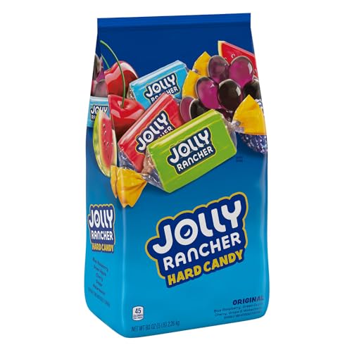 JOLLY RANCHER Assorted Fruit Flavored, Hard Candy Bulk Bag, 5 lb (360 Pieces)