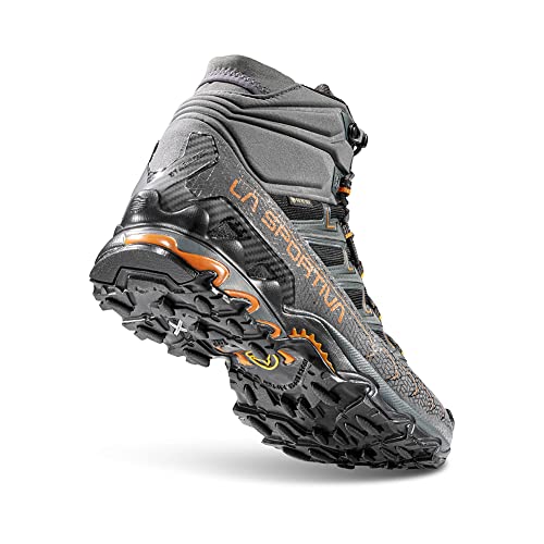 La Sportiva Ultra Raptor II Mid GTX Hiking Boot - Men's Carbon/Hawaiian Sun 42.5 Wide