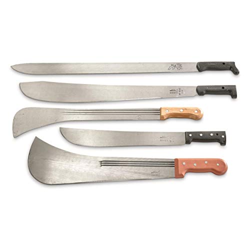 Surplus Colombian Military Assorted Machete Knives, 5 Pack, New