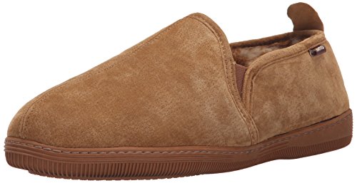 Lamo Men's Romeo Slip-on Shoe, Suede, Chestnut, 12 M US