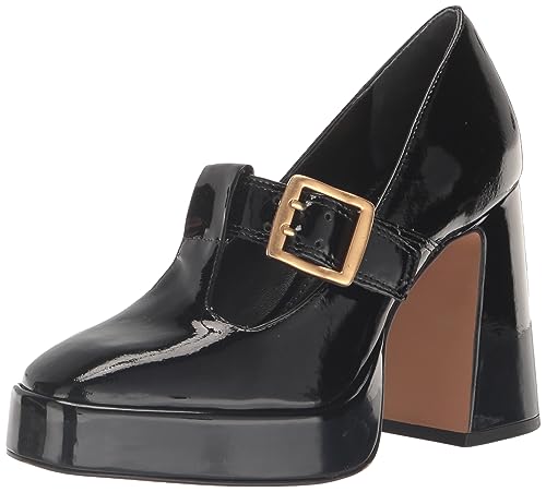 Vince Camuto Women's Marocean High Heel Loafer Pump, Black, 8