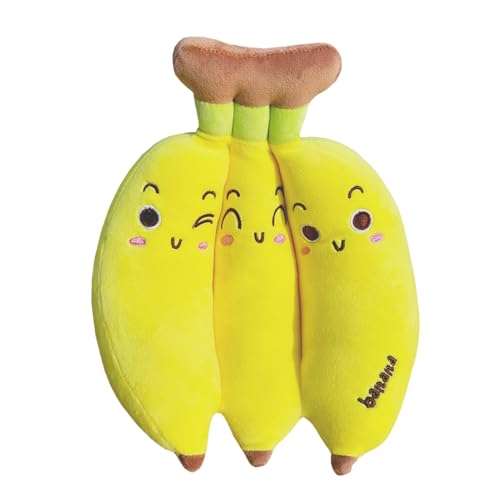 Hofun4U Banana Plush Pillow - 19.7' Banana Stuffed Animal,Fruit Banana Plush Toy Pillow Holiday for Girls Boys