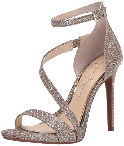 Jessica Simpson womens Rayli2 Heeled Sandal, Gold, 8 US