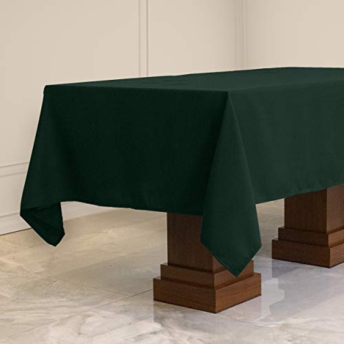Kadut Rectangle Tablecloth (70 x 120 Inch) Hunter Green Rectangular Table Cloth for 6 or 8 Foot Table, Heavy Duty, Stain Proof Table Cloth for Parties, Weddings, Kitchen, Wrinkle-Resistant Table Cover