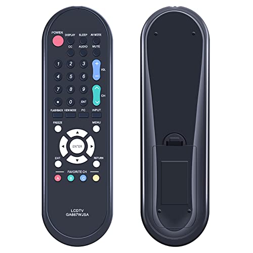 GA667WJSA Replacement Remote Control fit for Sharp TV LC-32D49 LC-32D49U LC-37SB24 LC-32D44 LC-32D44U LC32D47U LC52SB55U LC37D44U LC-32D47 LC-32D47UT LC-40D78UN LC-46SB57U LC-32SB27UT LC-52SB55U