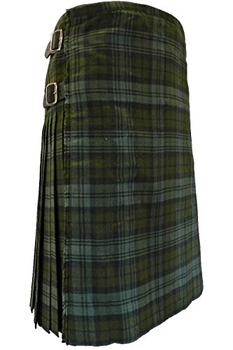 UT Kilts Premium 16 oz Wool Traditional Scottish Kilt - Several Tartans Available (34, Black Watch Weathered)
