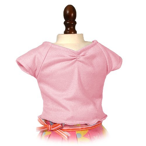Sophia's - 18' Doll - Cinched Front T w/Scalloped Edges - Pink
