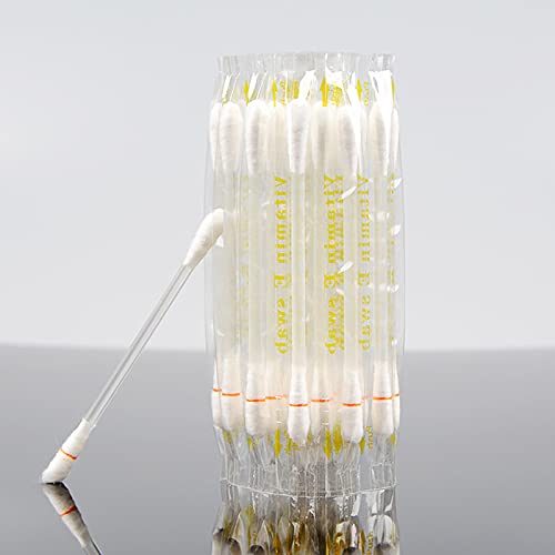 120 Pcs/Pack Teeth Whitening Vitamin E Oil Q-tip Applicators to Moisturizing & Healing Lip and Gum During，Disposable Vitamin E Oil Swabs Stick (120 Pcs)