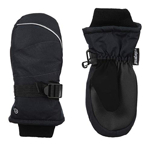 C9 Champion unisex child C128a Cold Weather Gloves, Charcoal (With Reflective Trim), Boys 4 7 US