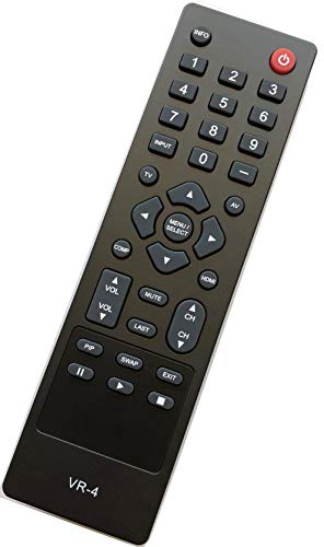 VR4 Remote Control Replacement for VIZIO TV VO320E VA320E VA320M M420VT M470VT VL370M E320VA E321VA E370VA E371VA E420VA E421VA E470VA E550VA M320VT M320VTCA M320VTMX M370VT M420VT M420VTMX