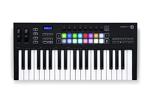 Novation Launchkey 37 [MK3] MIDI Keyboard Controller - Seamless Ableton Live Integration. Chord Mode, Scale Mode, and Arpeggiator — for Music Production