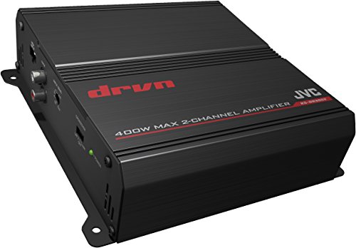JVC KS-DR3002 2-Channel Car Amplifier 400 Watts Full Range, Class A/B, 2-4 Ohm Stable, Mosfet Power Supply, Bridgeable