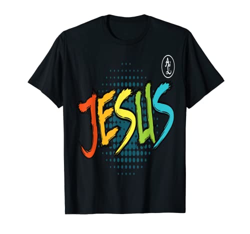 Retro Vibes Bright Radiant Holy JESUS T-Shirt