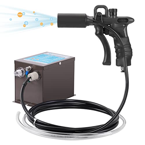 Ionizing Air Gun Upgraded 7KV Anti Static Air Gun Anti Static Ionizer Static Eliminator + High Voltage Generator (One ionizing gun)