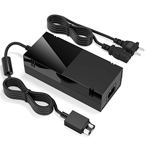 AC Power Adapter Replacement Charger for Xbox One, Power Supply with Cable for Xbox One 100-240V
