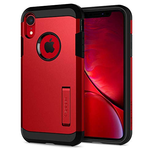Spigen Tough Armor [Military Grade] Designed for iPhone XR Case 6.1 inch - Red
