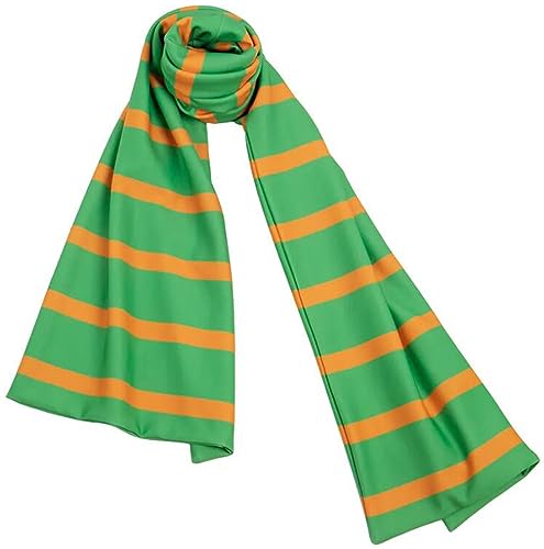 Nsoking Anime Mens Womens Cosplay Scarf Green Costume Halloween Uniform Outfit Cosplay Pro (Large, Green)