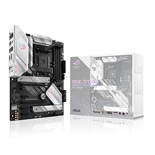 ASUS ROG Strix B550-A Gaming AMD ATX Motherboard with PCIe 4.0, 2.5Gb LAN, BIOS Flashback, Dual M.2 heatsinks, Aura Sync