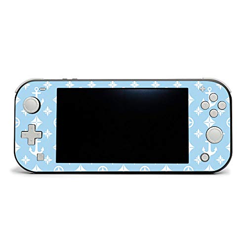 MightySkins Skin Compatible with Nintendo Switch Lite - Baby Blue Designer | Protective, Durable, and Unique Vinyl Decal Wrap Cover | Easy to Apply, Remove, and Change Styles | Made in The USA