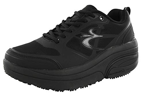 Gravity Defyer Men's G-Defy Ion Black Athletic Shoes 11.5 M US Pain Relief Shoes for Plantar Fasciitis Shoes for Heel Pain
